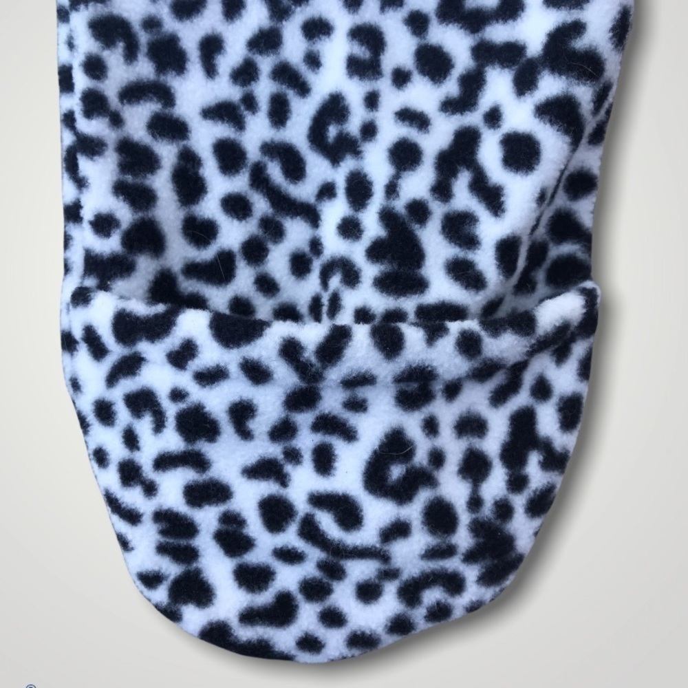 Al & Ray Leopard Fleece Hooded One Piece Size 12 Months - Picture 4 of 5